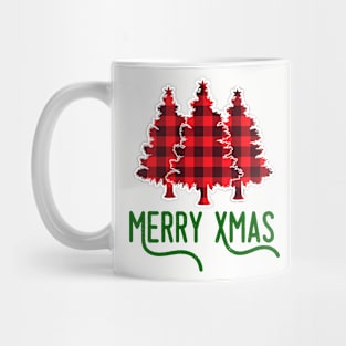 Chritsmas Tree Plaid - Christmas Gift Mug